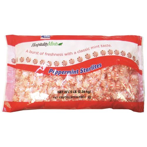 Peppermint Starlite Mints, Individually Wrapped 20lbs